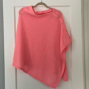 Cashmere poncho